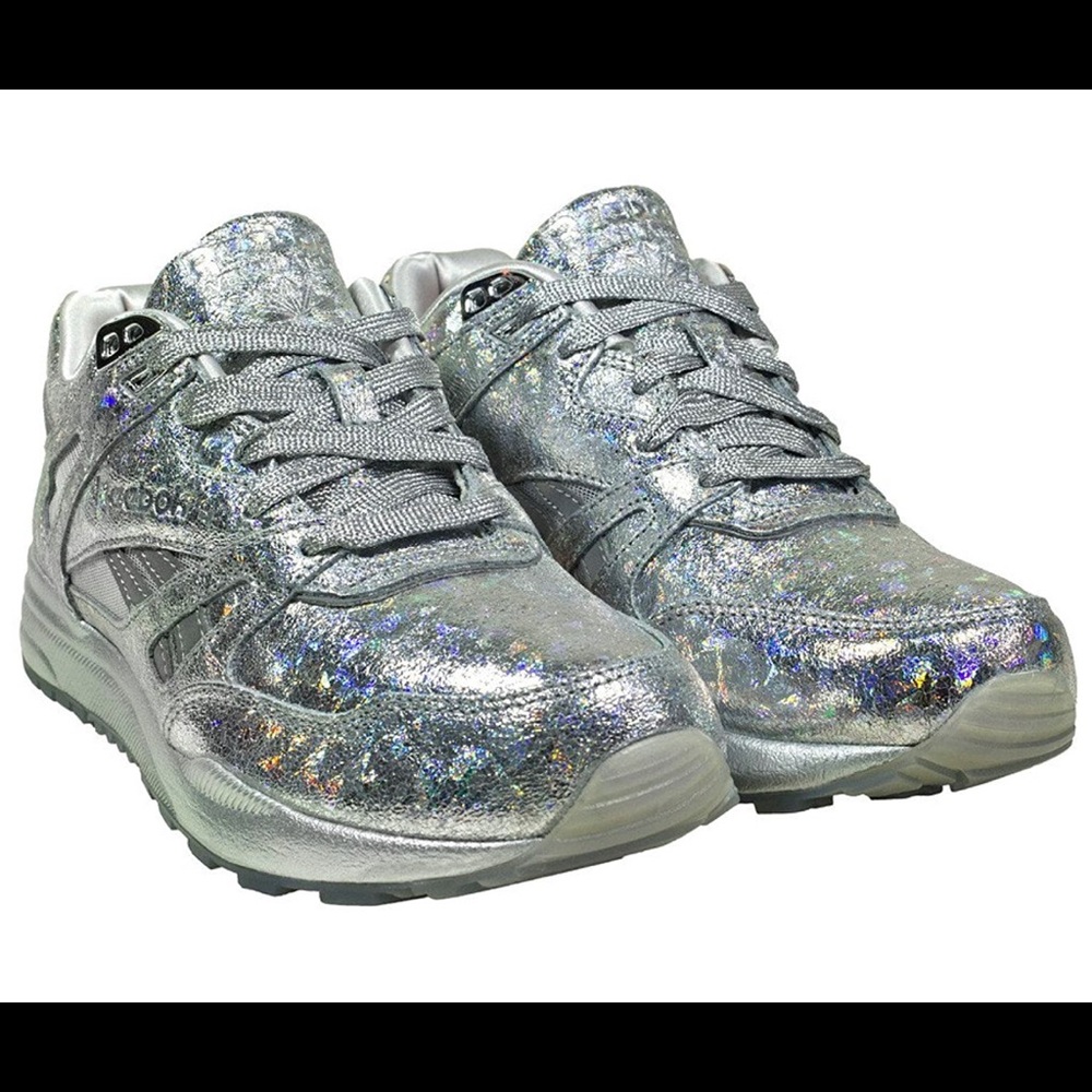 Reebok Women s Ventilator Rime Silver Size 7.5